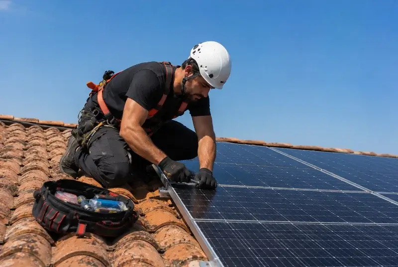 Maintenance et monitoring de panneaux solaires à Vitrolles-en-Lubéron
