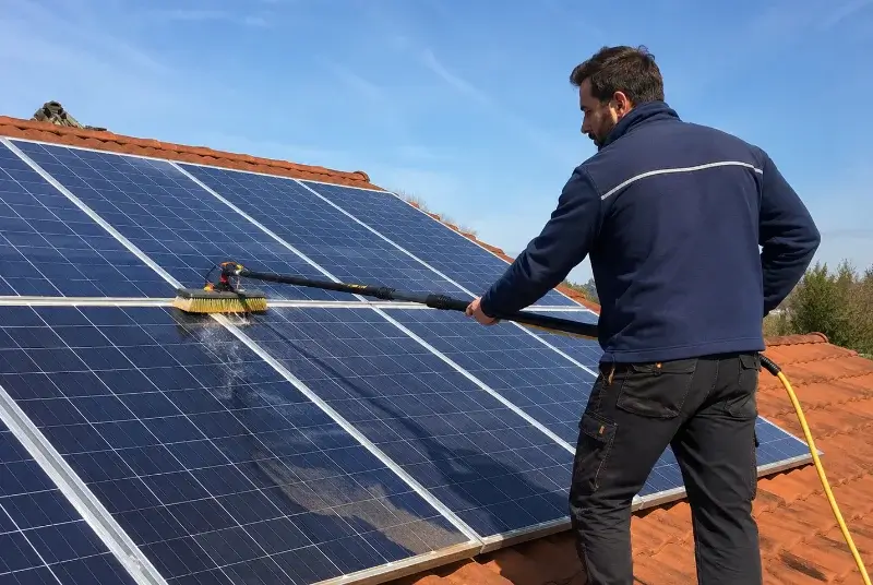 Nettoyage et entretien de panneaux solaires à Vitrolles-en-Lubéron