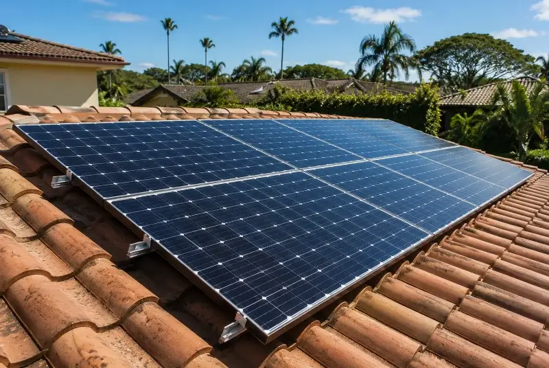 Installation de panneaux solaires à Vitrolles-en-Lubéron